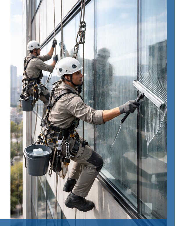 Мойка окон альпинистами в Зеленодольске от 4658 р. | ВЫСОТНИК-Злн