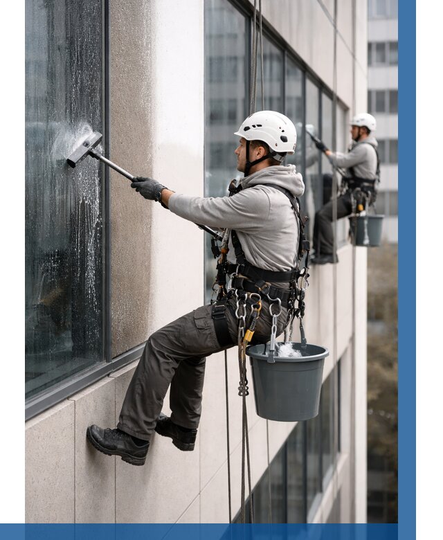 Мойка фасадов зданий в Зеленодольске под ключ от 362 р. | ВЫСОТНИК-Злн