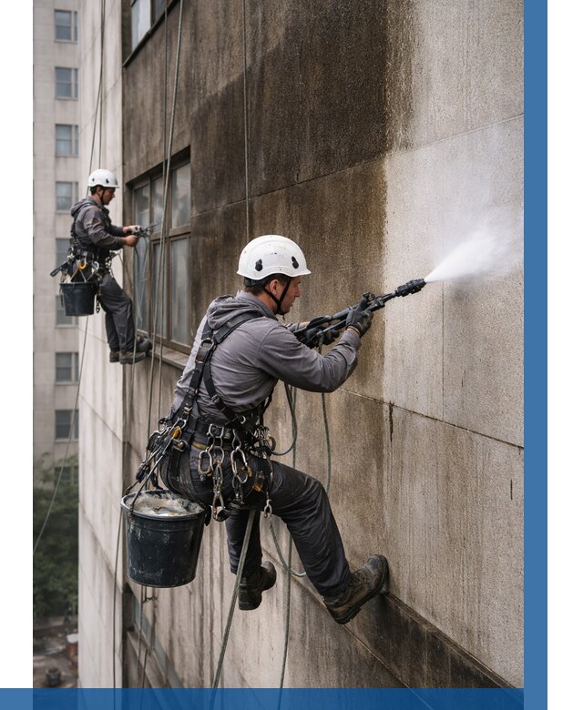 Очистка фасада от копоти в Зеленодольске от 259 р. | ВЫСОТНИК-Злн