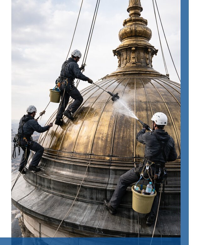 Мойка куполов и шпилей в Зеленодольске от 8280 р. - заказать | ВЫСОТНИК-Злн
