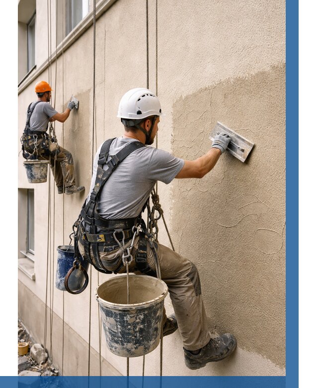 Декоративная штукатурка фасада в Зеленодольске от 1242 р. | ВЫСОТНИК-Злн