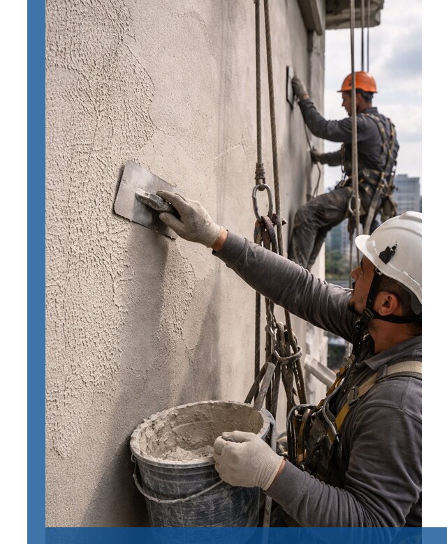 Декоративная штукатурка фасада с утеплением и защитой в Зеленодольске