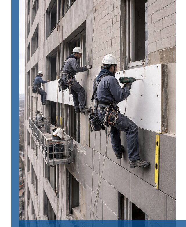 Монтаж фасадных термопанелей высокого качества в Зеленодольске