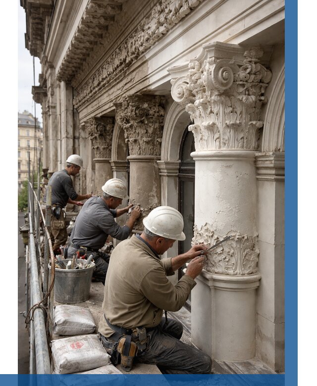 Реставрация фасадной лепнины в Зеленодольске от 2588 р. | ВЫСОТНИК-Злн