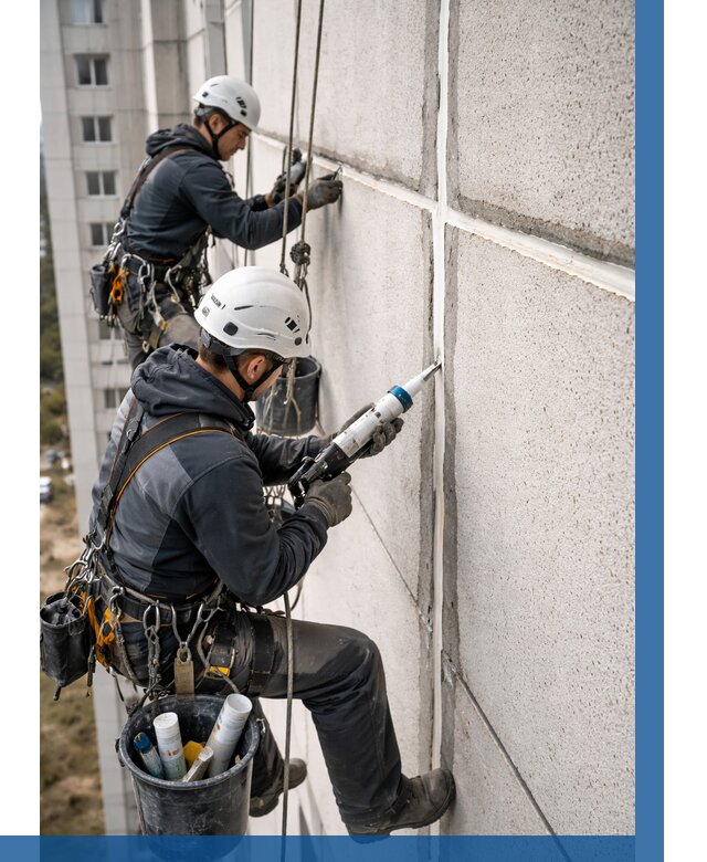 Герметизация межпанельных швов в Зеленодольске от 725 р. | ВЫСОТНИК-Злн