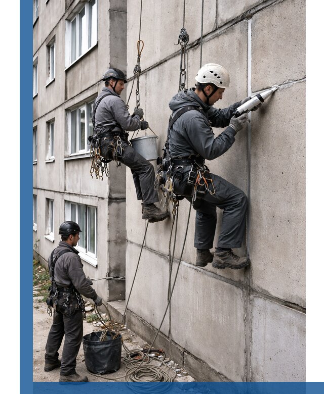 Герметизация межпанельных швов в Зеленодольске с гарантией герметичности