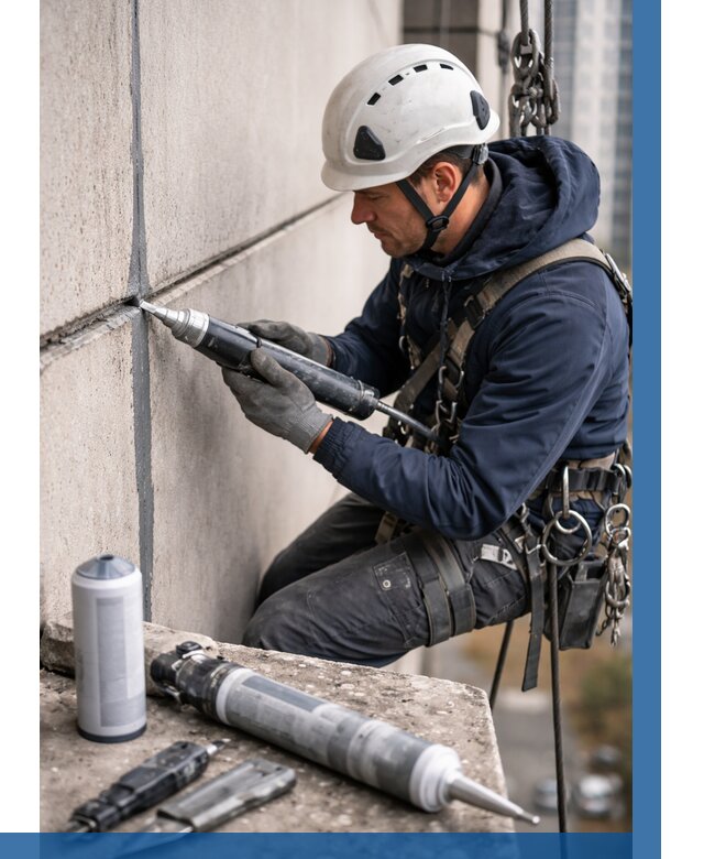 Вторичная герметизация швов в Зеленодольске от 466 р. | ВЫСОТНИК-Злн