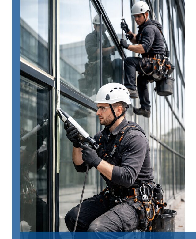 Герметизация витражных швов в Зеленодольске для зданий и фасадов