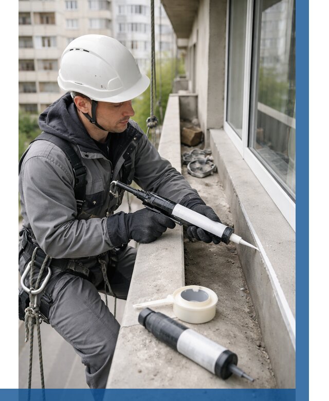 Герметизация швов лоджии в Зеленодольске от 4658 р. | ВЫСОТНИК-Злн