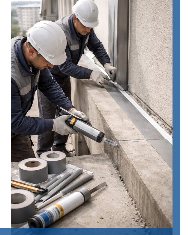 Герметизация примыкания балкона в Зеленодольске от 4658 р. | ВЫСОТНИК-Злн