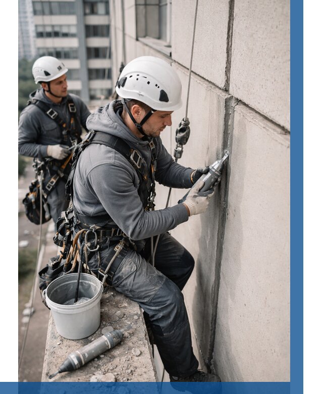 Ремонт деформационных швов здания в Зеленодольске от 1035 р. | ВЫСОТНИК-Злн