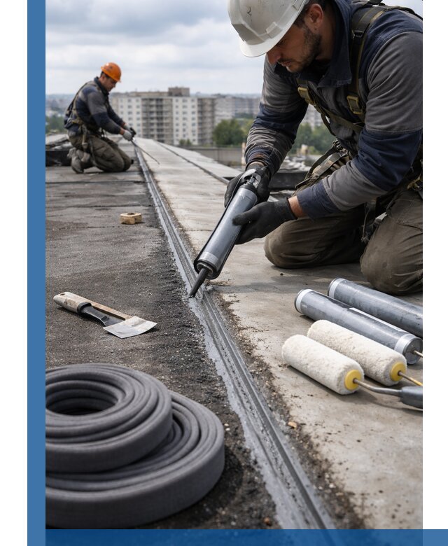 Герметизация швов кровли в Зеленодольске с гарантией герметичности