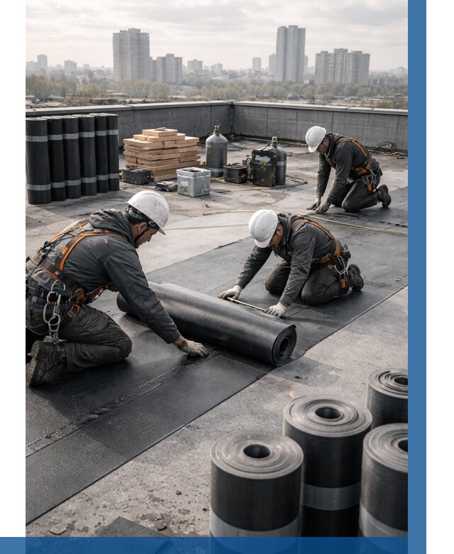 Монтаж мягкой кровли под ключ в Зеленодольске от 466 р. | ВЫСОТНИК-Злн