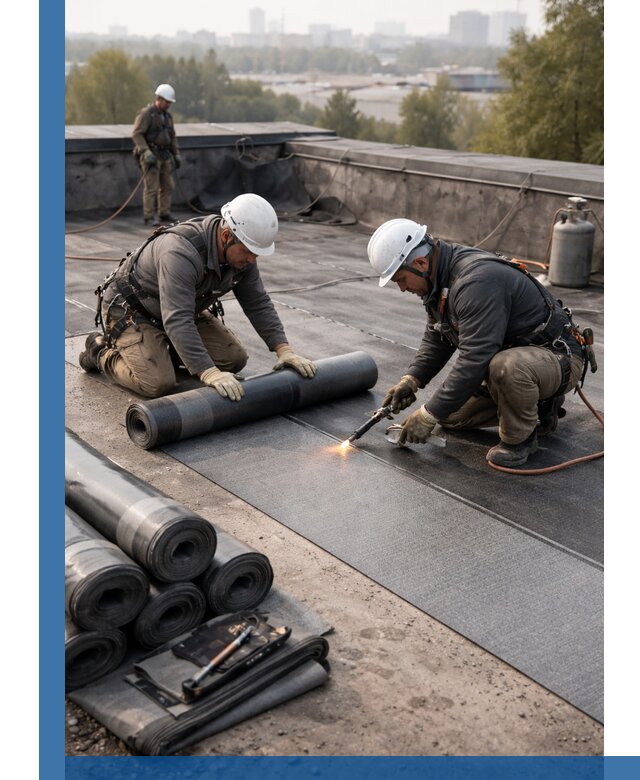 Монтаж мягкой кровли в Зеленодольске профессионально и надежно