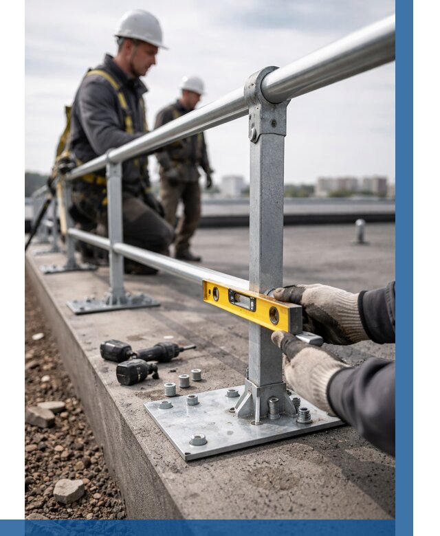 Монтаж кровельного ограждения в Зеленодольске от 1242 р. | ВЫСОТНИК-Злн