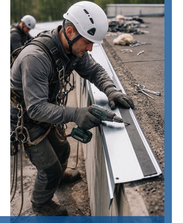 Монтаж капельника на кровле в Зеленодольске от 311 р. | ВЫСОТНИК-Злн