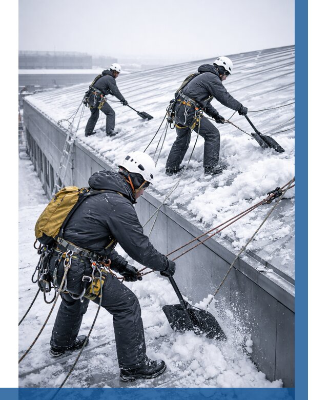 Очистка навесов от снега в Зеленодольске от 4658 р. | ВЫСОТНИК-Злн