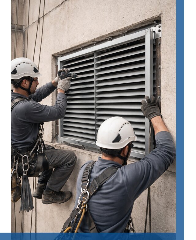 Монтаж вентиляционных решеток в Зеленодольске от 4658 р. | ВЫСОТНИК-Злн