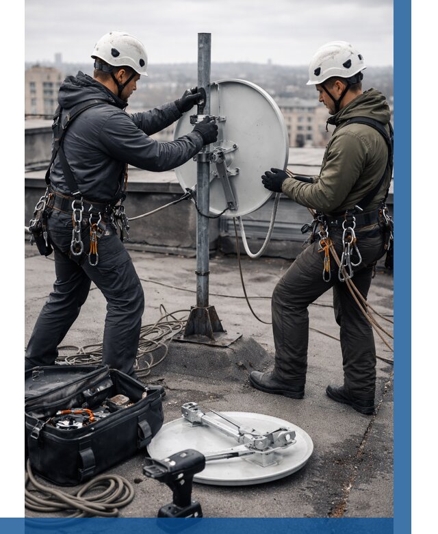 Демонтаж антенн на крыше в Зеленодольске от 4658 р. | ВЫСОТНИК-Злн