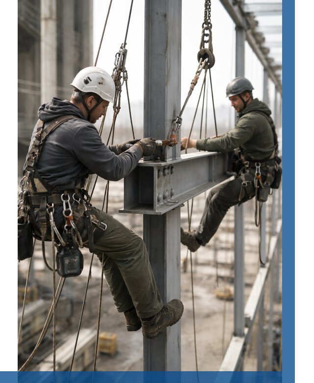 Монтаж металлоконструкций на высоте в Зеленодольске от 3623 р. | ВЫСОТНИК-Злн