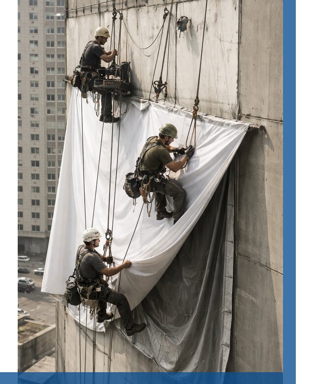 Замена баннерного полотна в Зеленодольске от 6728 р. | ВЫСОТНИК-Злн—заказать