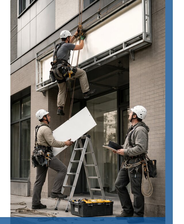 Монтаж светового короба в Зеленодольске от 6728 р. | ВЫСОТНИК-Злн