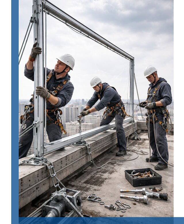 Монтаж крышных рекламных конструкций под ключ в Зеленодольске