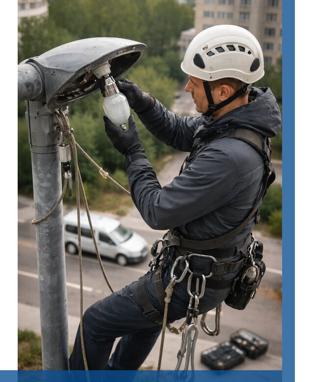 Замена ламп на высоте в Зеленодольске от 2588 р. | ВЫСОТНИК-Злн