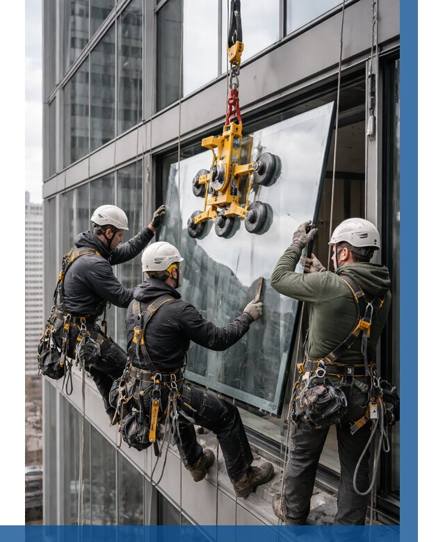 Фасадное остекление зданий под ключ в Зеленодольске от 10350 р. | ВЫСОТНИК-Злн