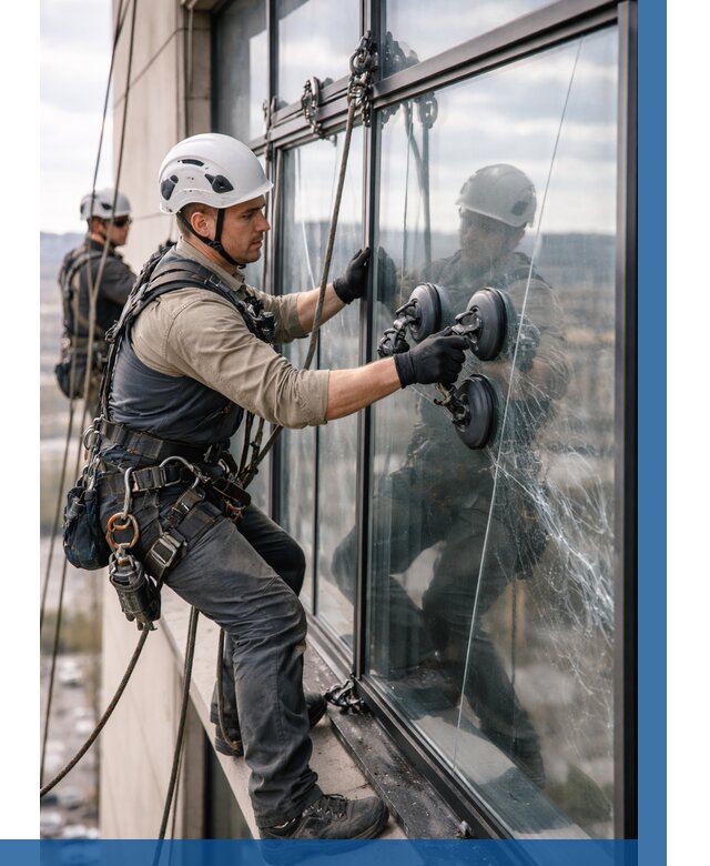 Замена стекла в витраже в Зеленодольске под ключ от 8798 р. | ВЫСОТНИК-Злн