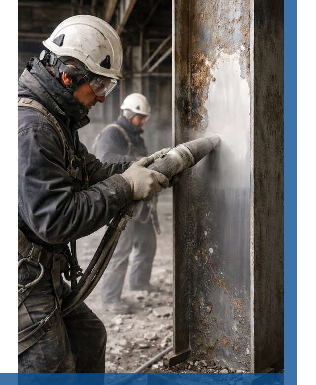 Удаление старой краски с металла в Зеленодольске от 466 р. | ВЫСОТНИК-Злн