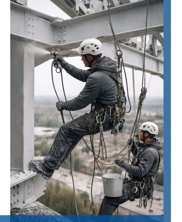 Покраска металлоконструкций на высоте в Зеленодольске 362 р |ВЫСОТНИК-Злн