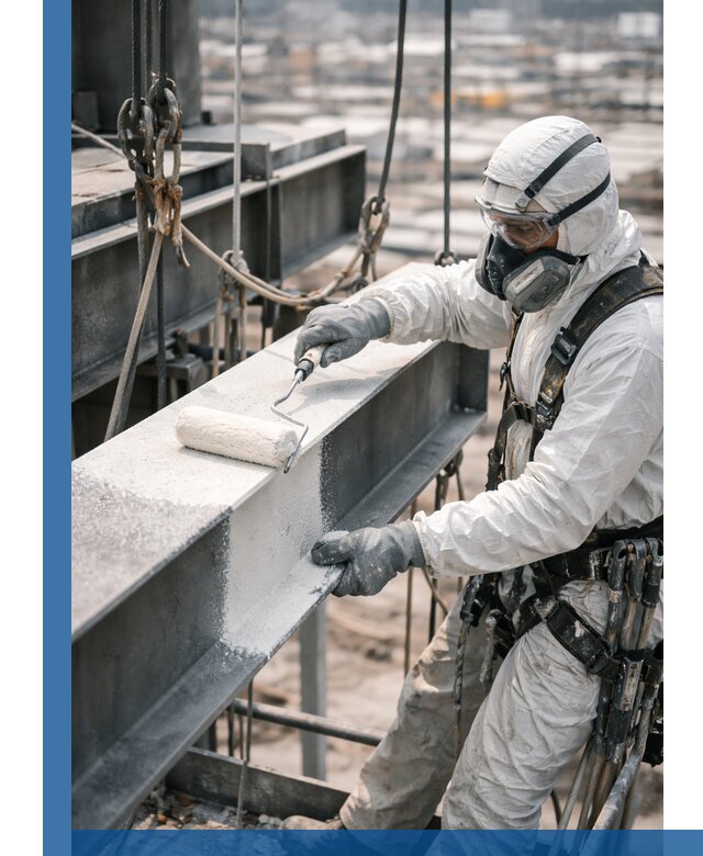 Профессиональная огнезащитная обработка металлоконструкций в Зеленодольске