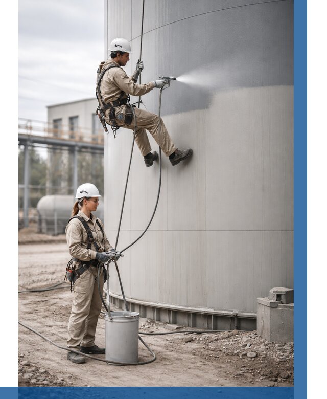 Покраска резервуаров в Зеленодольске от 1242 р. | ВЫСОТНИК-Злн — заказать