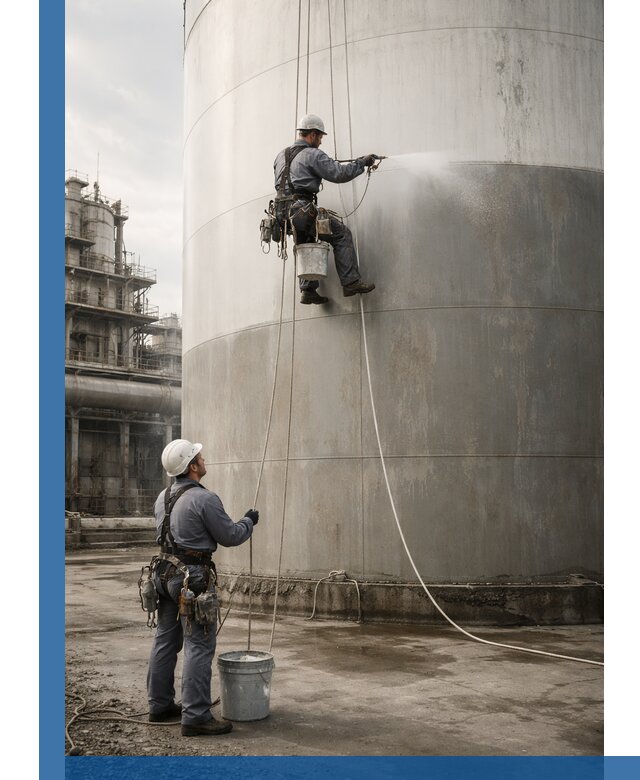 Покраска стальных резервуаров и емкостей в Зеленодольске профессионально