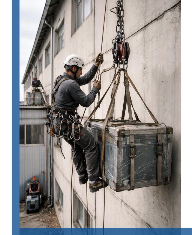 Подъем грузов на высоту в Зеленодольске для промышленных объектов