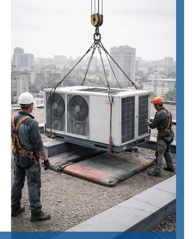 Подъем груза на крышу в Зеленодольске от 5175 р. | ВЫСОТНИК-Злн заказать