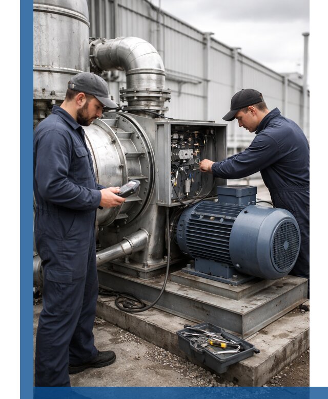 Техническое обслуживание промышленного оборудования в Зеленодольске