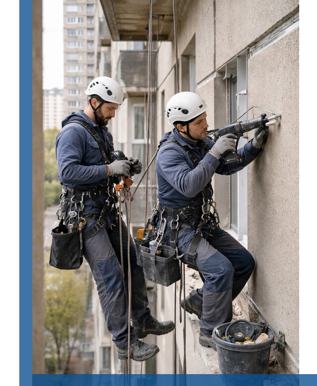 Промышленные альпинисты высотные работы и монтаж в Зеленодольске